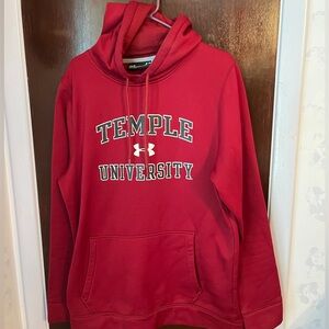Temple University Burgundy hoodie